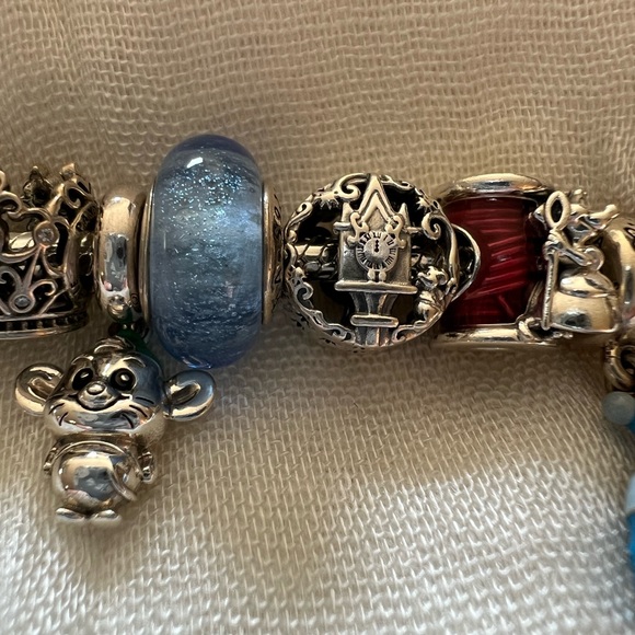 Authentic Pandora Disney Cinderella Bracelet Plus Charms - Picture 4 of 16